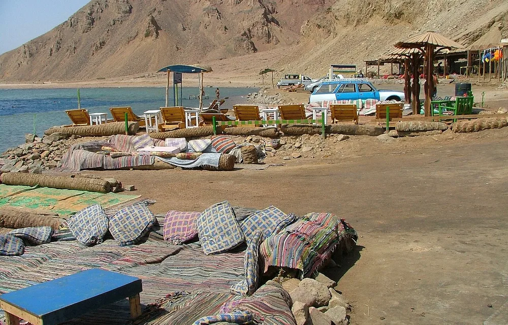 The Blue Hole dive site near Dahab