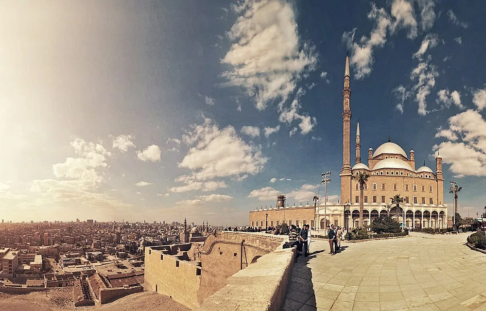 The Citadel and Mosque of Muhammad Ali overlooking Cairo