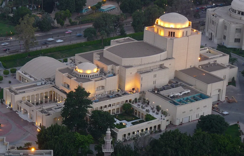 The Cairo Opera House on Gezira Island