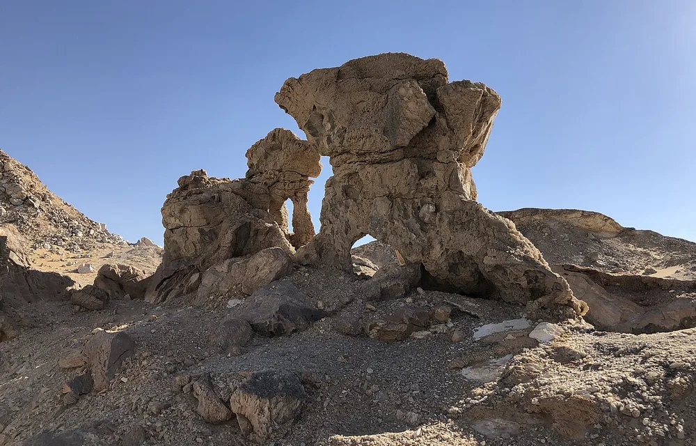 Crystal Mountain in the White Desert