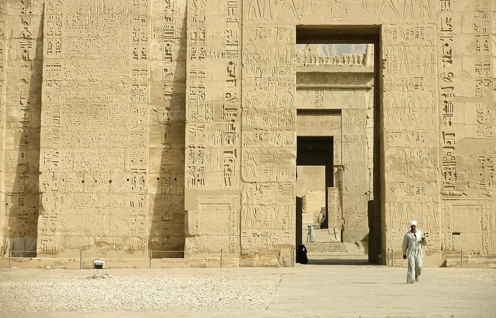 Medinet Habu mortuary temple of Ramses III