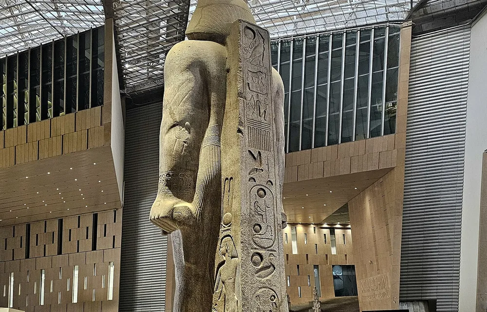Colossal statue of Ramses II from Memphis, now in the Grand Egyptian Museum