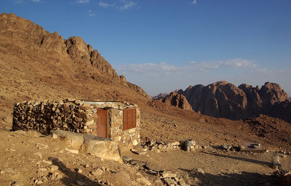 Sunrise from the summit of Mount Sinai