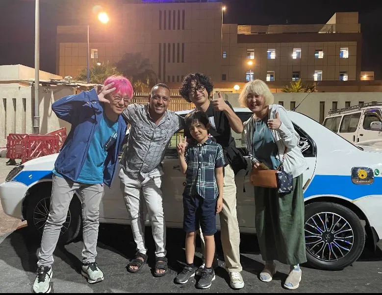Large van for group travel across Luxor
