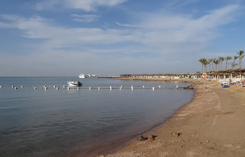 Beach at Safaga on the Red Sea