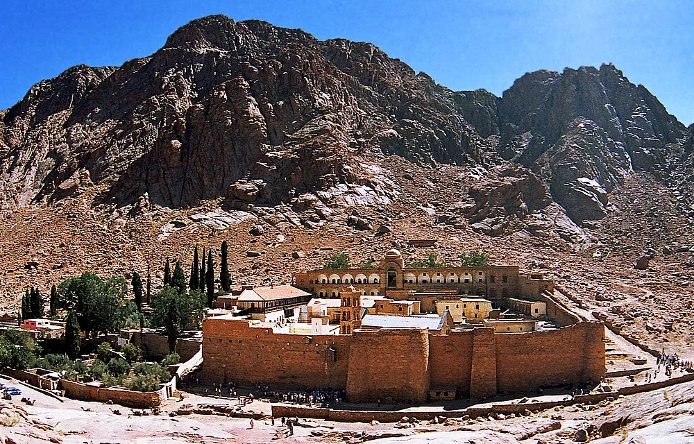 Saint Catherine's Monastery at the foot of Mount Sinai